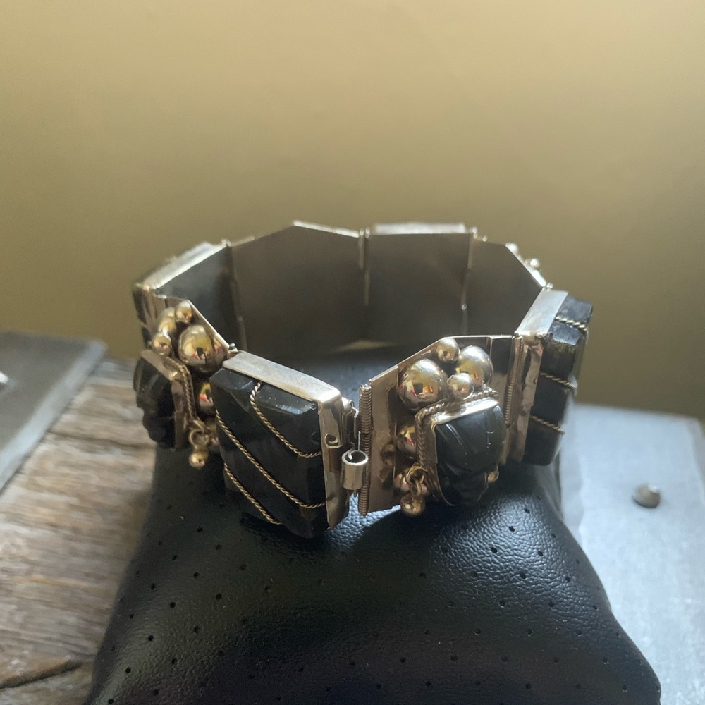 VINTAGE TAXCO PACHUCA STERLING SILVER BRACELET
